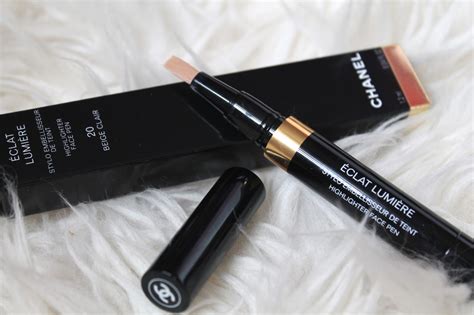 chanel eclat lumiere highlighter face pen|eclat lumiere highlighting pen reviews.